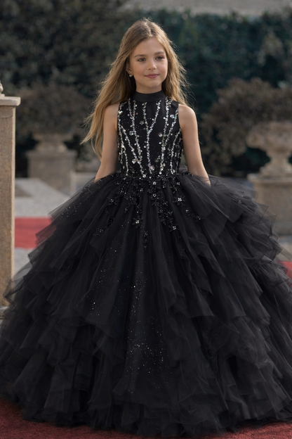 Midnight Elegance Couture Dress