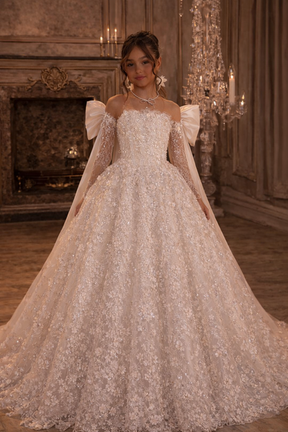 Luxury Princess Couture Gown for Girls