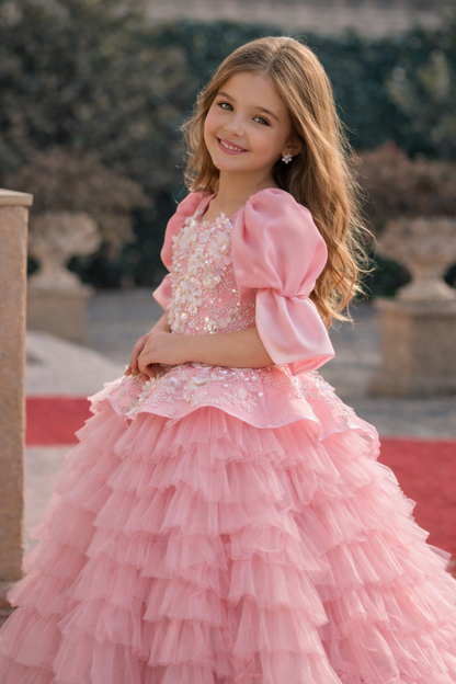 Princess Couture Dress with Lace 3D